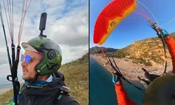 Kayalıklara düşen paraşütçü hayatını kaybetti