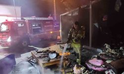 Sabaha karşı çıkan yangında yürüyemeyen yaşlı kadın hayatını kaybetti