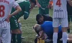 Lig maçında korkutan anlar: Futbolcu bilincini kaybetti!