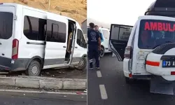 Özel eğitim servisi kaza yaptı: 13'ü çocuk, 19 yaralı