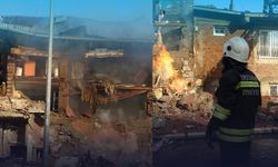 SON DAKİKA | Doğal gaz patlaması sonucu 2 ev çöktü