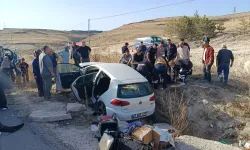 Şarampole giren otomobildeki 1 kişi öldü, 2 kişi yaralandı