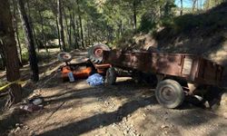 61 yaşındaki adam eve dönüş yolunda devrilen traktörün altında can verdi