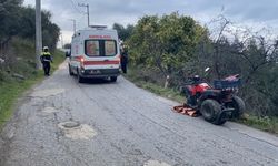 ATV devrildi, yürekler ağza geldi: 1'i ağır 2 yaralı