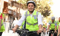 Balıkesir'de pedallar sağlık için dönüyor