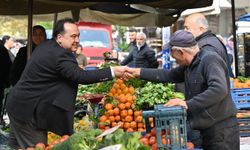 Başkan Dutlulu, Karaköy Pazarı'nın nabzını tuttu