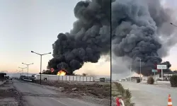 Filtre sistemleri üretimi yapan fabrikada yangın çıktı