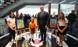 Gaziemirli çocuklardan iklim krizine sanatsal dokunuş