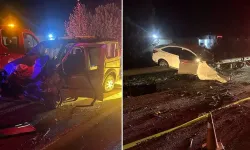 Karşı şeride savrulan araç felakete neden oldu: 3 ölü, 2 yaralı