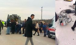 Yokuş aşağı yolda feci kaza: 1 ölü, 1 ağır yaralı