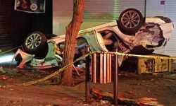 Direksiyon hakimiyetini kaybetti, takla atarak yoldan çıktı: 1 ölü, 1 yaralı