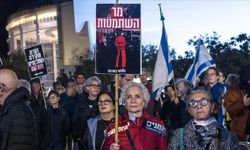 Tel Aviv’de Netanyahu hükümetine karşı protesto