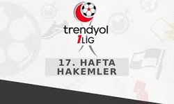 Trendyol 1. Lig'de 17. hafta maçlarını yönetecek hakemler belli oldu
