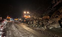 Yol heyelan nedeniyle trafiğe kapandı: Ekipler müdahale ediyor