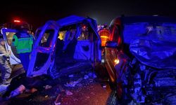 Yol kan gölüne döndü... 3 ölü, 1'i ağır 6 yaralı!