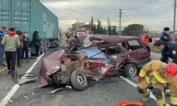 Feci kaza! Otomobil TIR ile çarpıştı, sürücü hayatını kaybetti