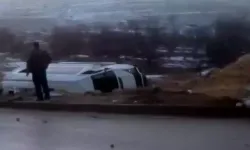 İşçi servisi şarampole yuvarlandı: Çok sayıda yaralı var!