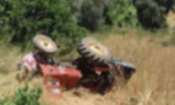 İzmir Kiraz'da devrilen traktör can aldı