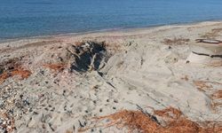 Kuşadası’nda fırtına, 8 bin yıllık tarihi gün yüzüne çıkardı