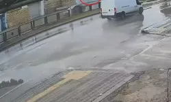 Metrelerce savruldu: Yaya geçidinde korkunç kaza