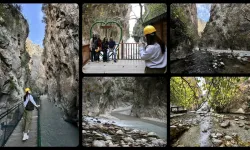 Saklıkent Kanyonu yarım milyonu aşan ziyaretçi sayısına ulaştı