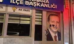 AK Parti İlçe Başkanlığı'na taşlı saldırı: Polis şüpheliyi kısa sürede yakaladı