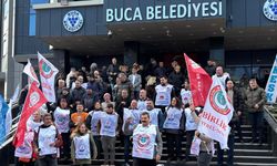 Buca Belediyesi memurları tam gün iş bıraktı: Alacaklarımız ödenmezse CHP Buca İlçe Başkanlığı’na yürüyeceğiz