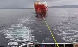 Çanakkale Boğazı’nda kuru yük gemisi arıza yaptı!