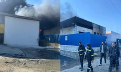 İzmir Torbalı'da korkutan yangın! Alevler iki fabrikayı sardı