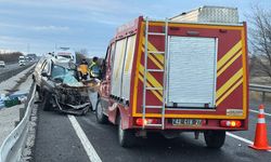 Kontrolden çıkan hafif ticari araçta 1 kişi hayatını kaybetti