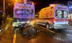 Motosiklet temizlik aracına çarptı: Genç sürücü hayatını kaybetti