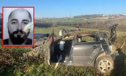 Tarlaya yuvarlanan 32 yaşındaki otomobil sürücüsü öldü