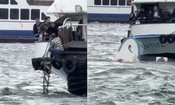 Vapur ile balıkçı teknesi çarpıştı: Bir kişi denize düştü