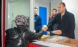EVKA-3 Metro İstasyonu'nda belediyeden çorba ikramı