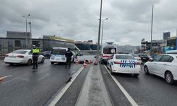 50 yaşındaki motosikletli yağış nedeniyle meydana gelen kazada hayatını kaybetti