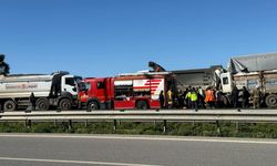 Can pazarı: Kamyon sürücüsü feci şekilde can verdi!