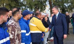 Başkan Görkem Duman, mesai arkadaşlarıyla bayramlaştı