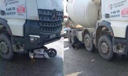 Feci kaza: Motosiklet sürücüsü feci şekilde can verdi!