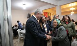 Güzelbahçe'de bayramlaşma coşkusu