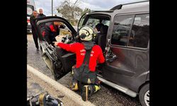 Kavşakta meydana gelen kazada 1 kişi hayatını kaybetti