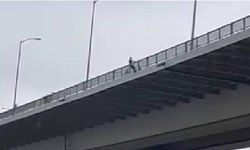 Köprüde intihar girişimi!