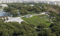 Lunapark alanına yeşille bütünleşen Zeytin Sahne geliyor
