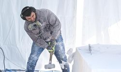 Mermer sanatı fuarın dışına taşıyor: Heykel Çalıştayı başladı