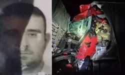 İki tırın çarpıştığı kazada 34 yaşındaki sürücü hayatını kaybetti