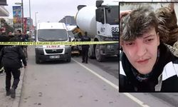 Üzerinden beton mikseri geçen motosikletli hayatını kaybetti