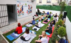 Bucalı kadınlar yoga ile güçleniyor