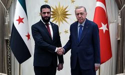 Cumhurbaşkanı Erdoğan Ahmed Şara bir araya geldi