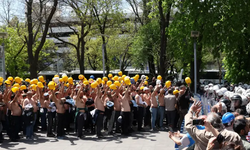 Doruk Madencilik işçilerinin Ankara’daki eylemi 17'nci gününde