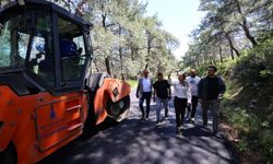 Efes Selçuk’ta asfalt seferberliği: Çalışmalar Pamucak’tan başladı