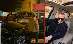 Kontrolden çıkan lüks otomobil duvara çarptı: 1 ölü, 1 yaralı